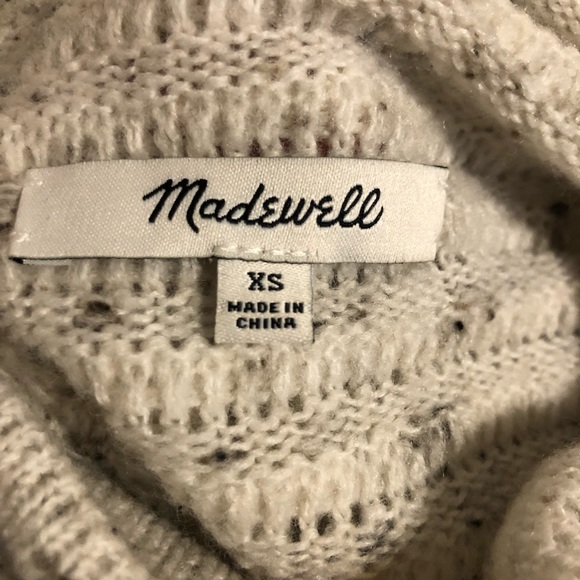 Madewell Belmont Donegal Mock Neck Sweater - Picture 6 of 7